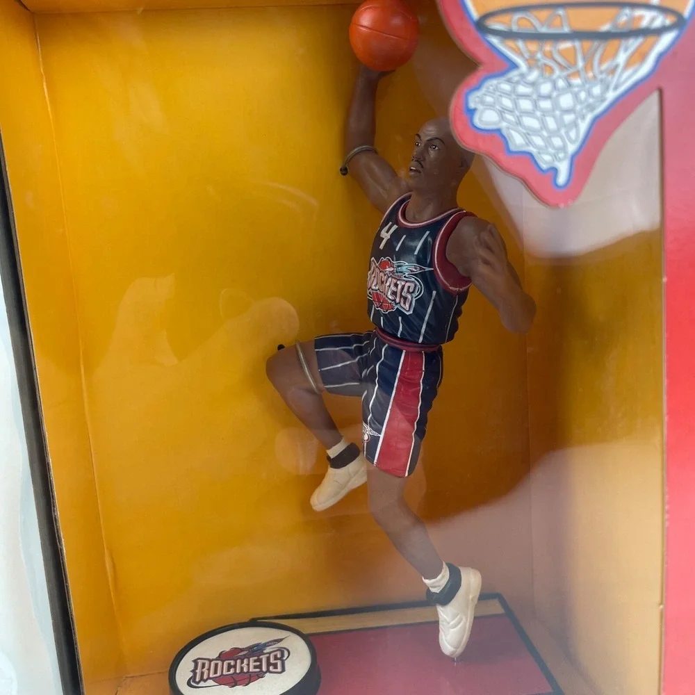 Starting Lineup Houston Rockets Charles  Barkley Figure NBA 1997 Backboard King